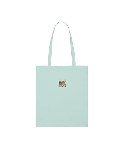 Lynx Embroidered Tote Bag