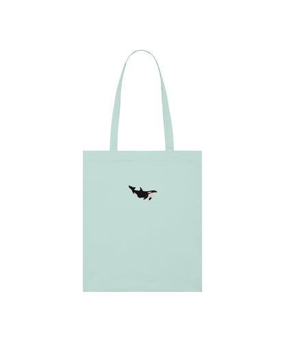 Orca Embroidered Tote Bag