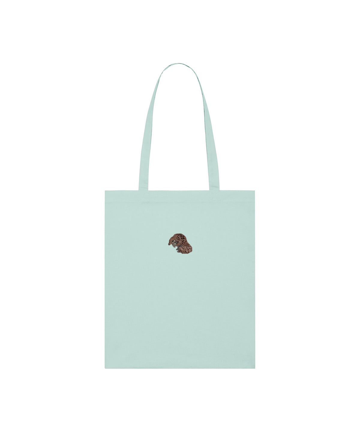 Pangolin Embroidered Tote Bag