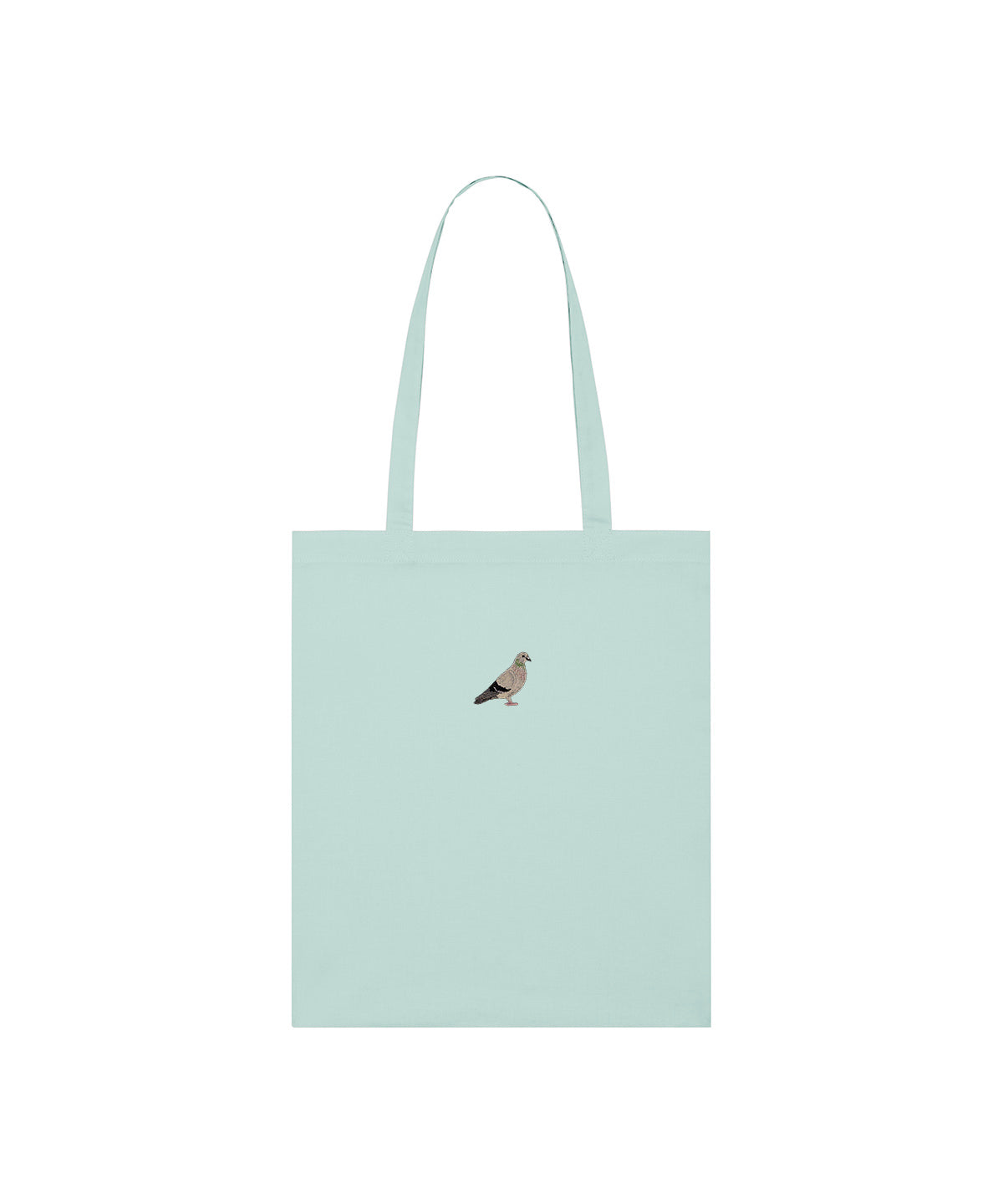 Pigeon Embroidered Tote Bag