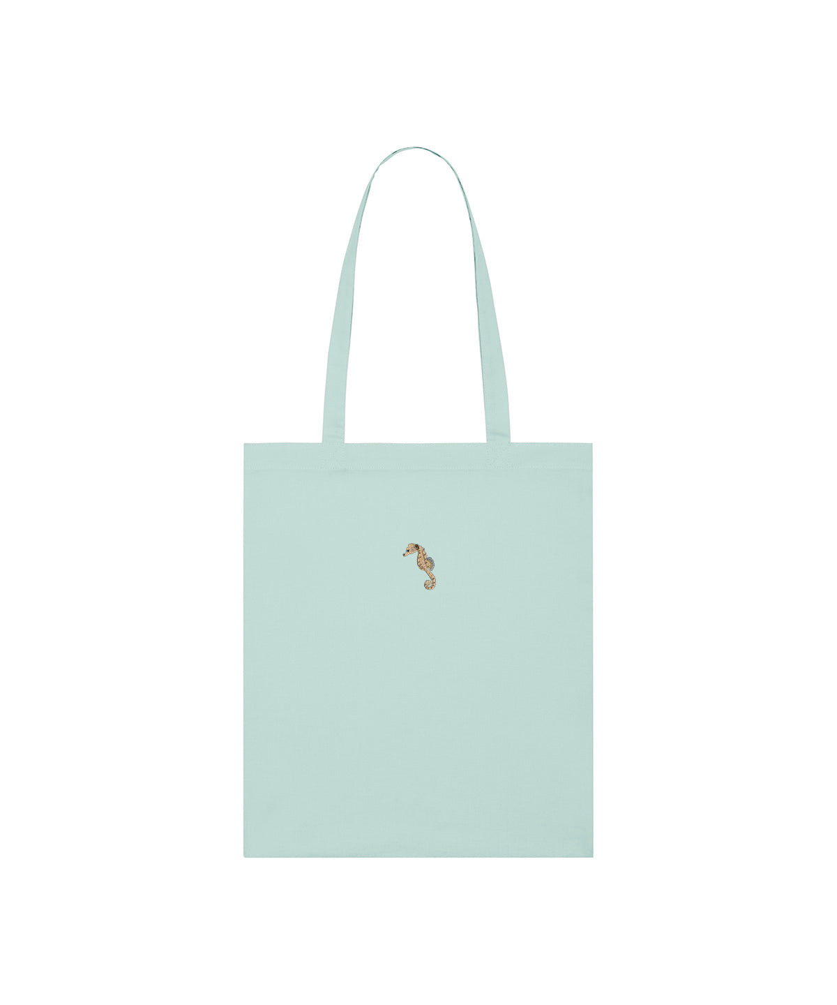 Seahorse Embroidered Tote Bag