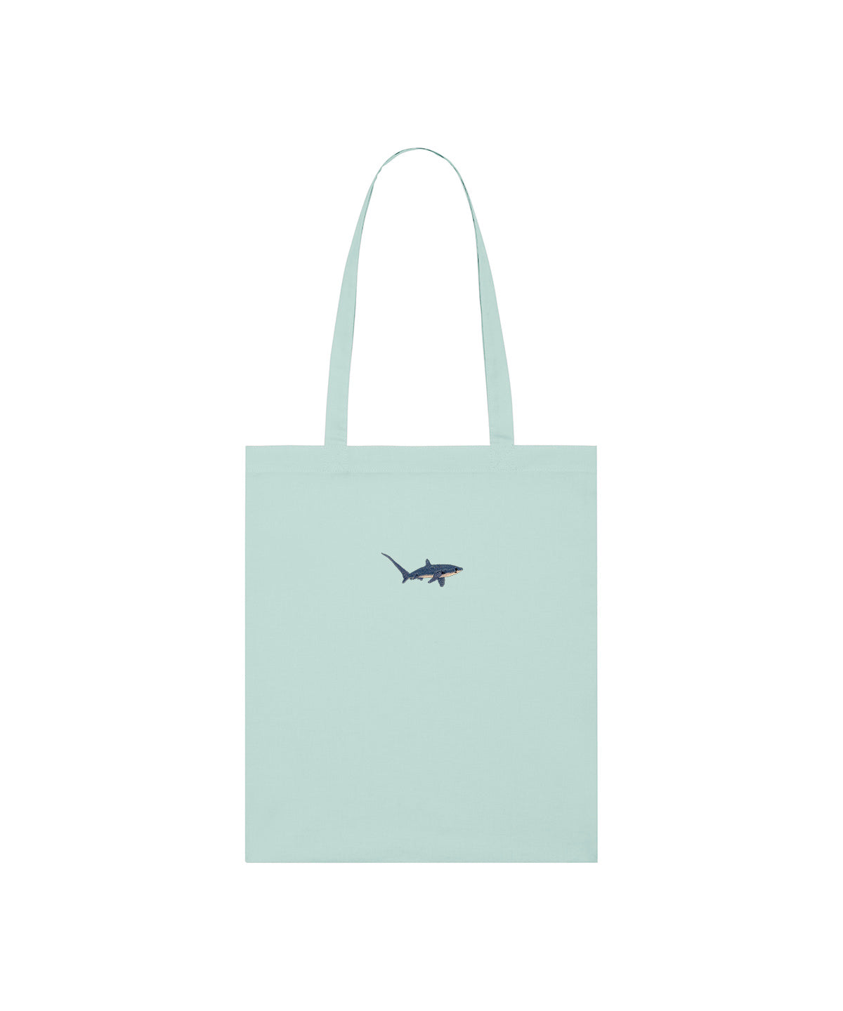 Thresher Shark Embroidered Tote Bag