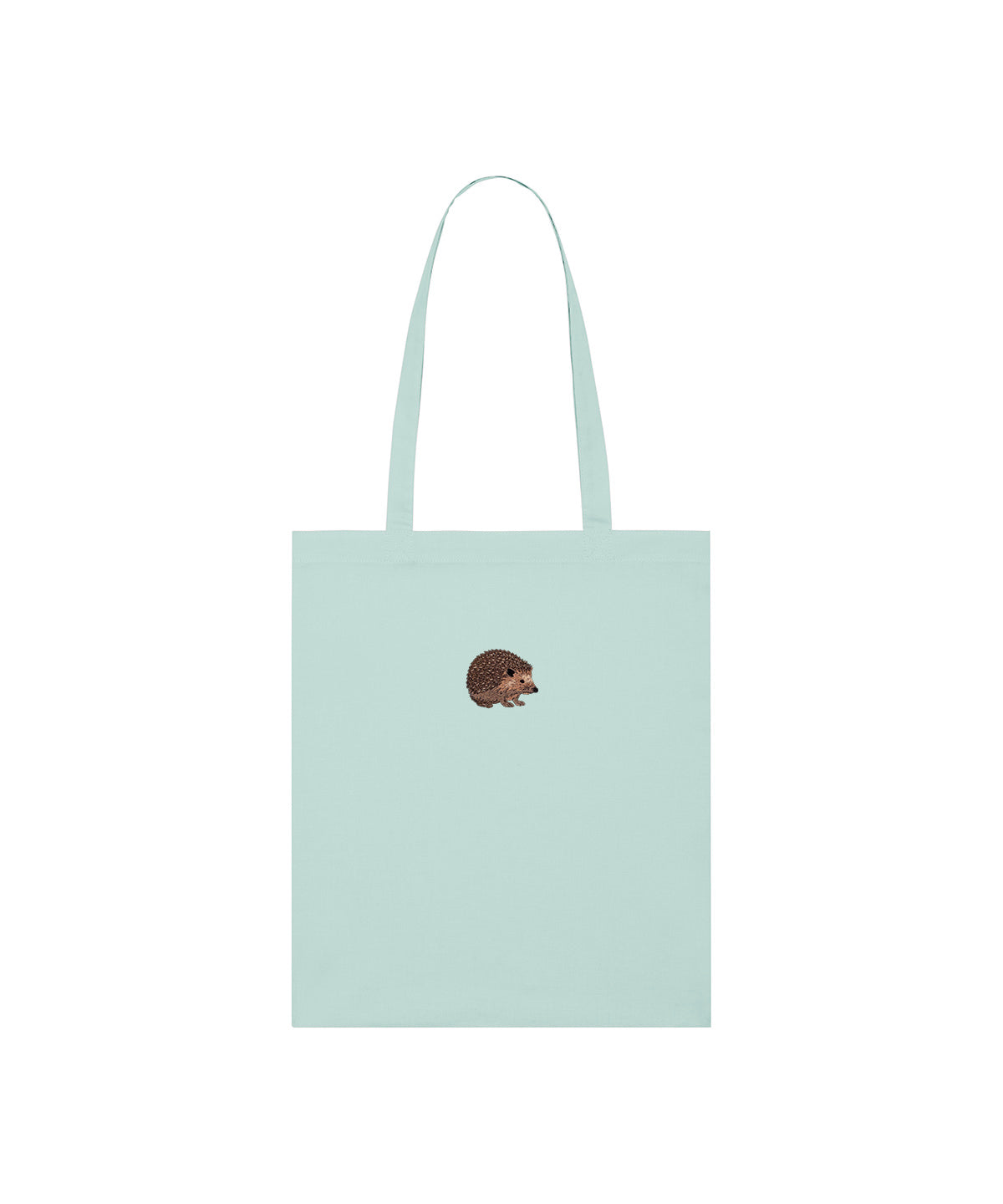 Hedgehog Embroidered Tote Bag