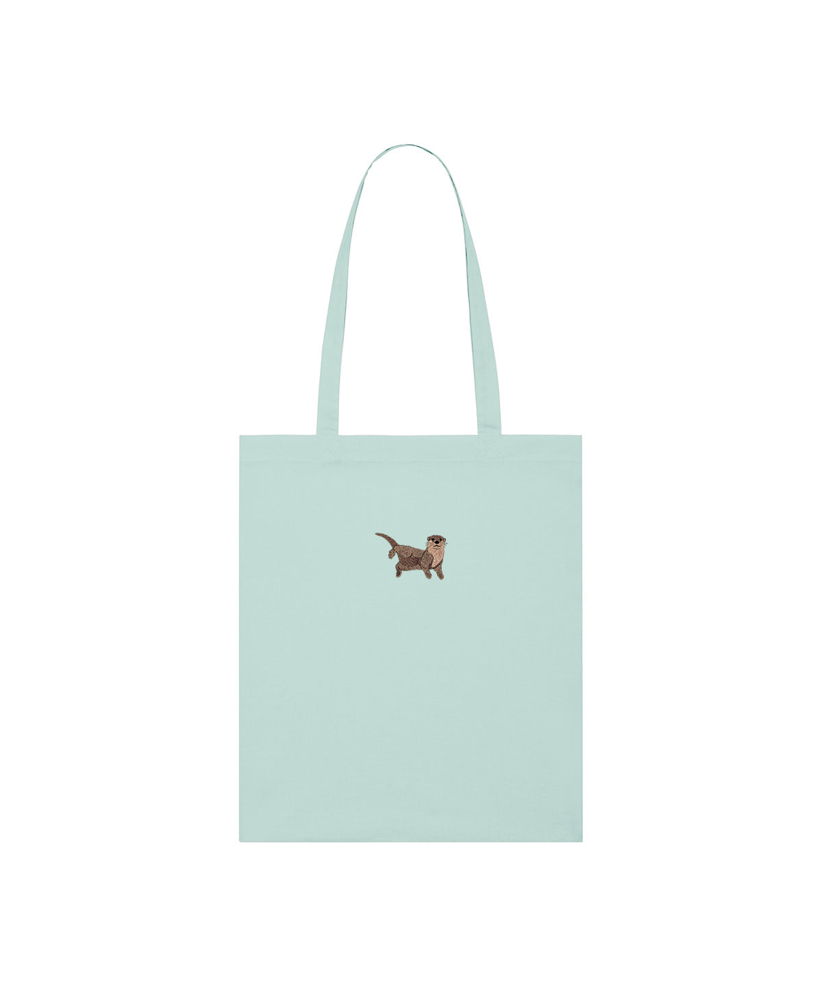 Otter Embroidered Tote Bag