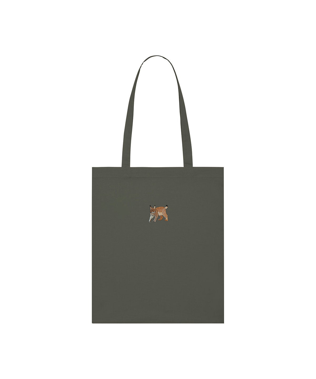 Lynx Embroidered Tote Bag