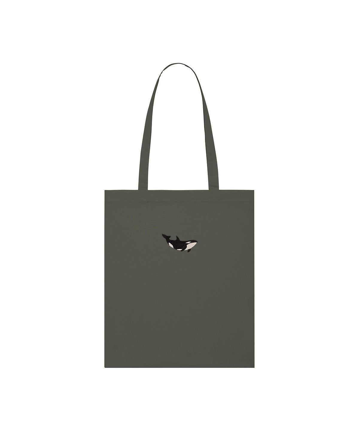 Orca Embroidered Tote Bag