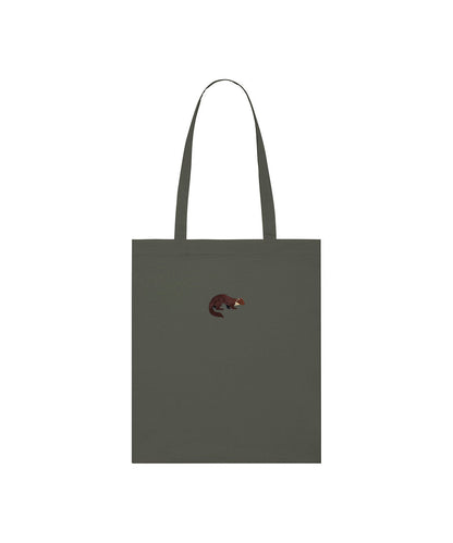 Pine Marten Embroidered Tote Bag