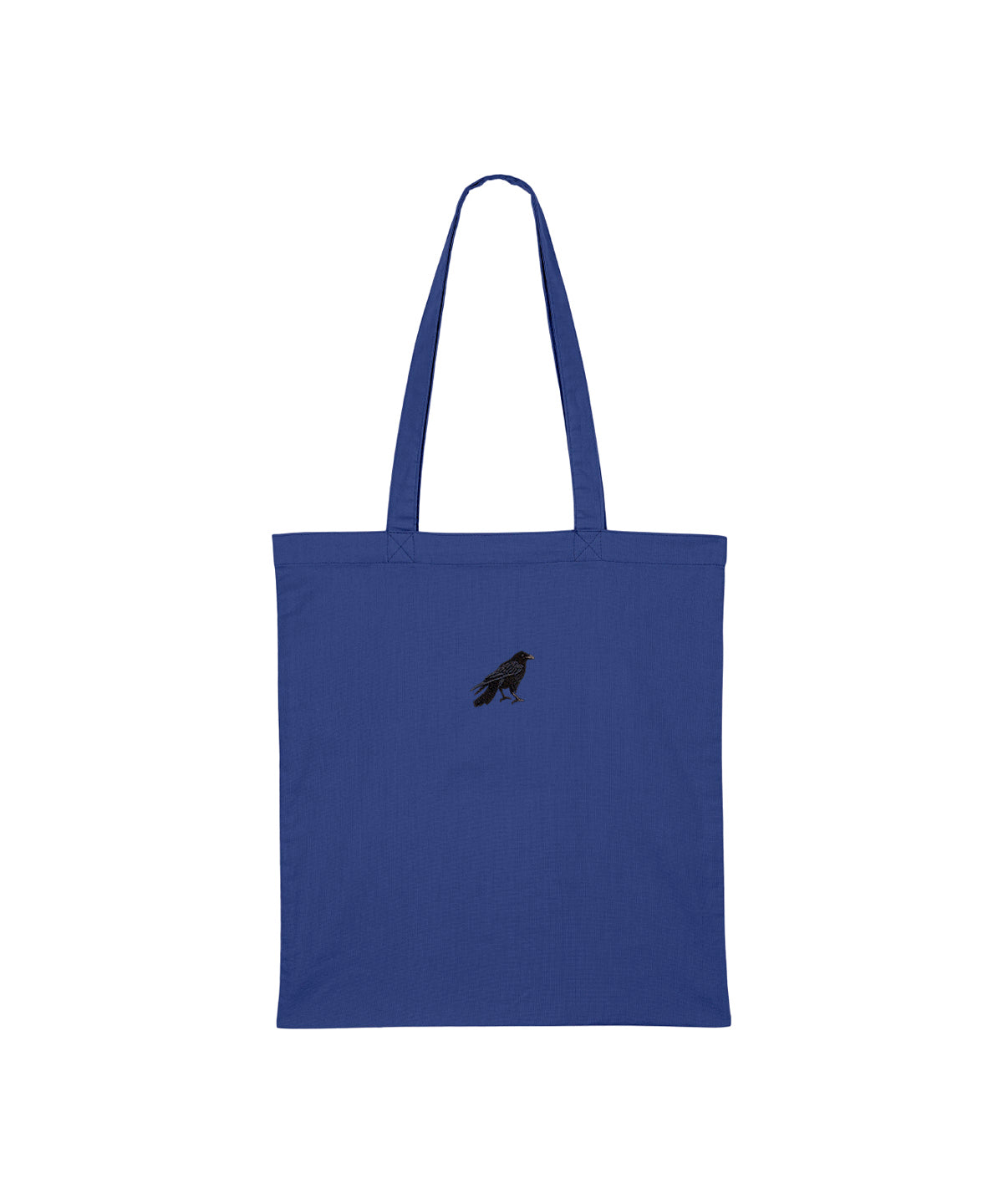 Crow Embroidered Tote Bag