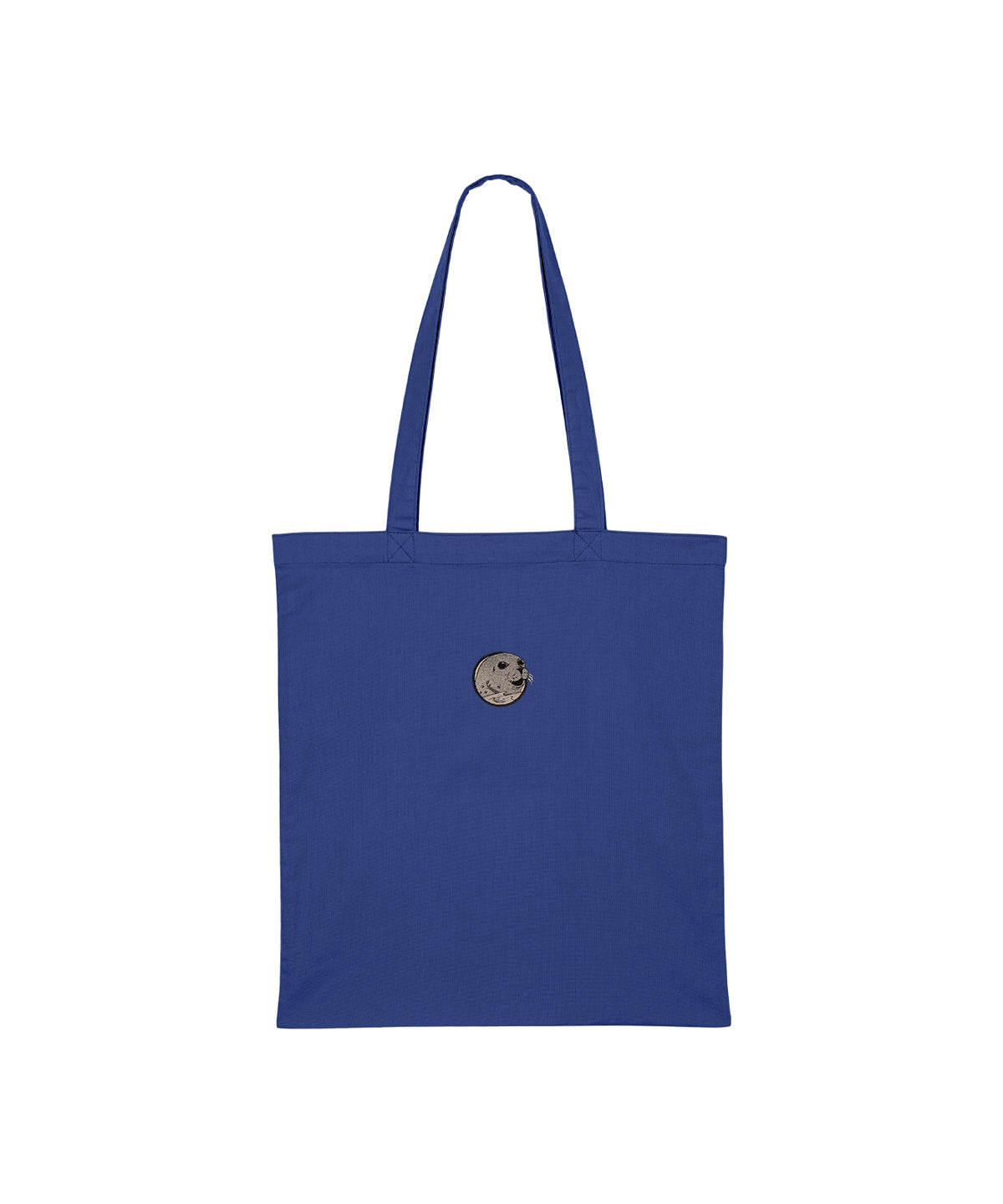 Grey Seal Embroidered Tote Bag