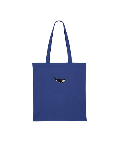 Orca Embroidered Tote Bag
