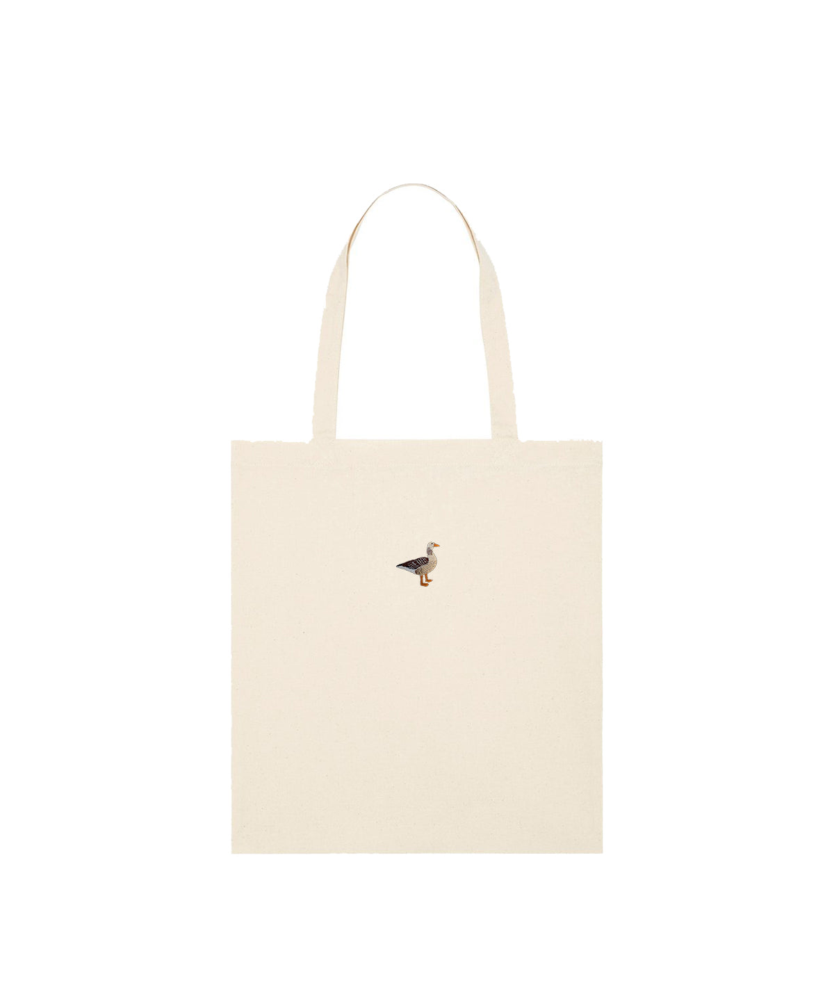 Greylag Goose Embroidered Tote Bag