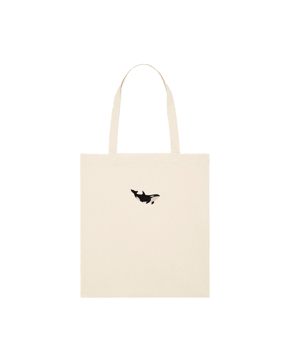 Orca Embroidered Tote Bag