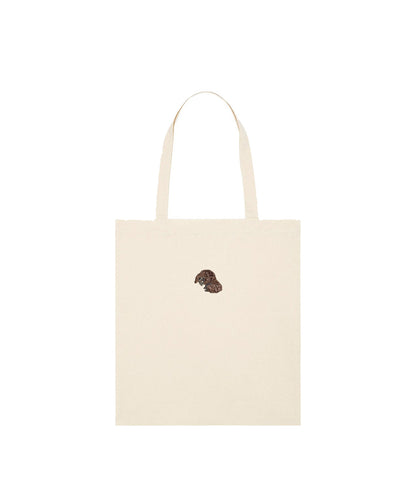 Pangolin Embroidered Tote Bag