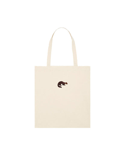 Pine Marten Embroidered Tote Bag
