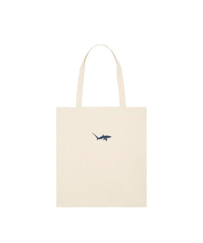 Thresher Shark Embroidered Tote Bag