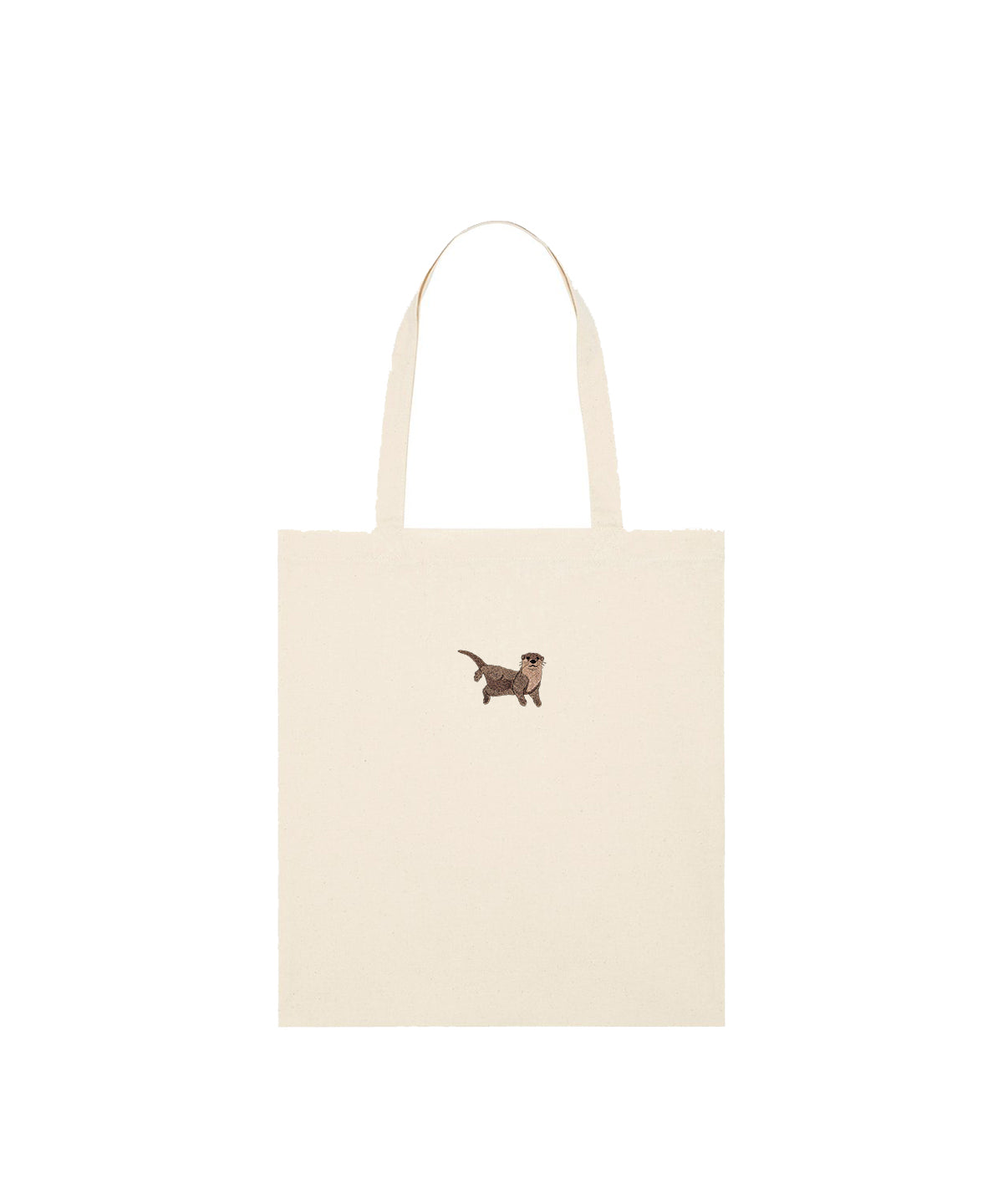 Otter Embroidered Tote Bag