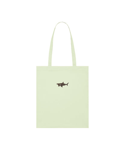 Basking Shark Embroidered Tote Bag