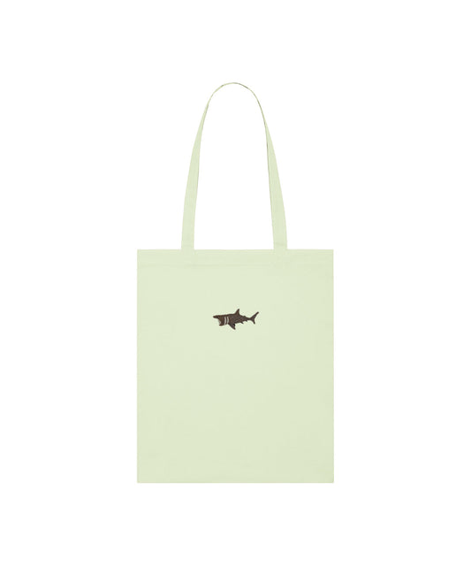 Basking Shark Embroidered Tote Bag