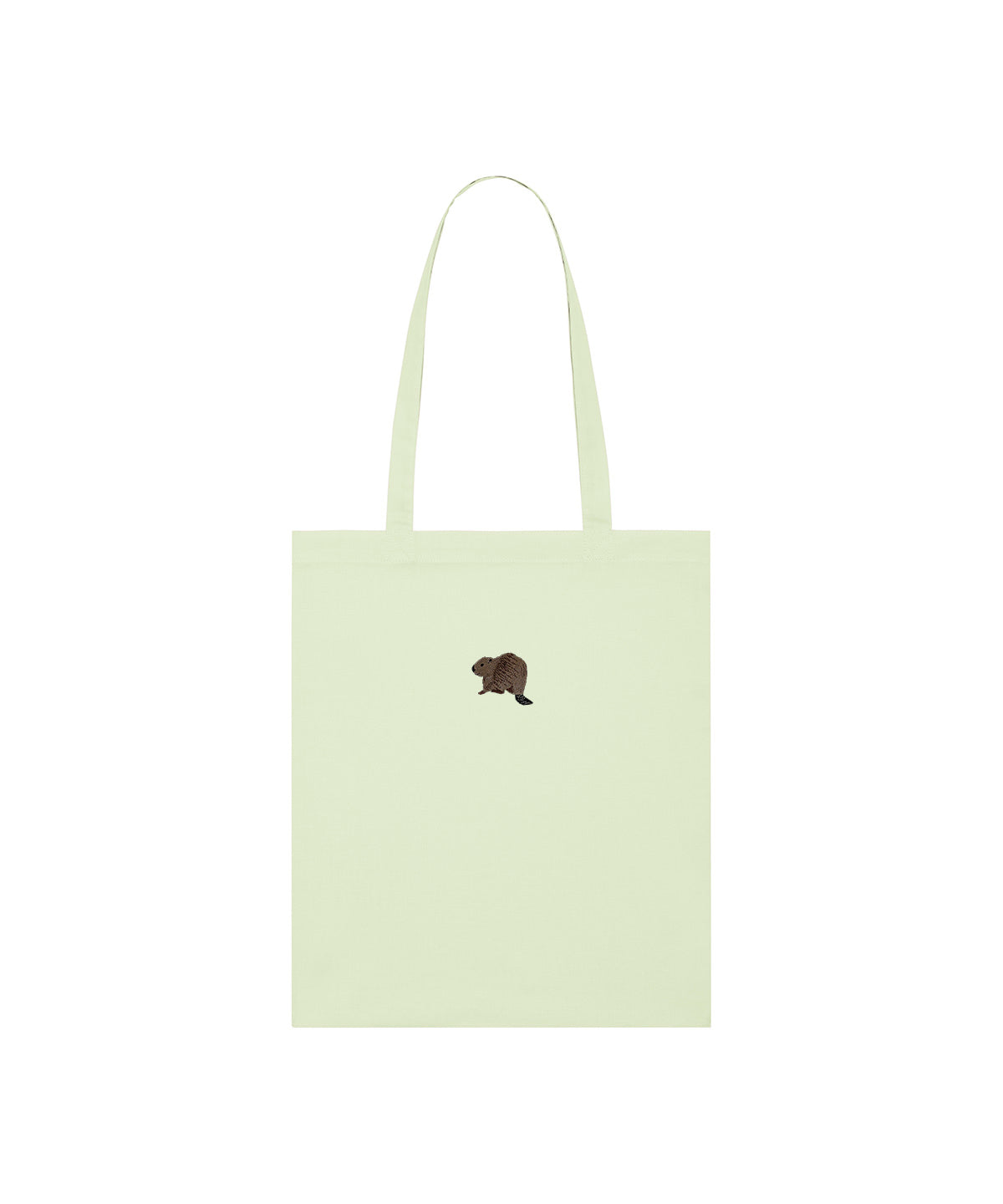 Beaver Riverside Embroidered Tote Bag