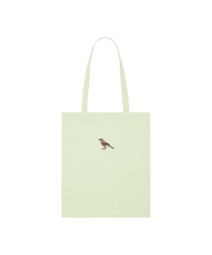 Eurasian Jay Embroidered Tote Bag