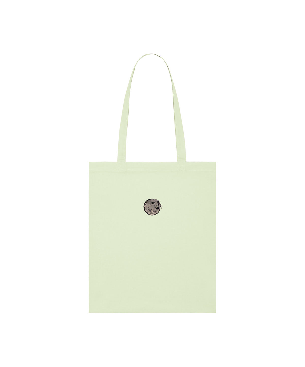 Grey Seal Embroidered Tote Bag