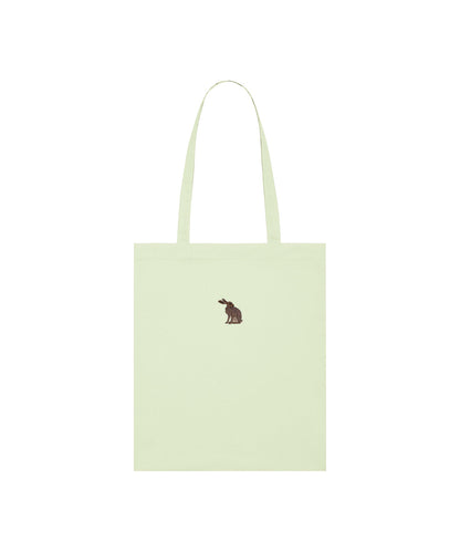 Hare Embroidered Tote Bag