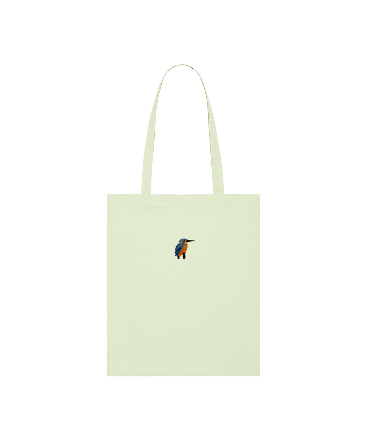Kingfisher Embroidered Tote Bag