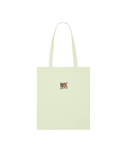 Lynx Embroidered Tote Bag