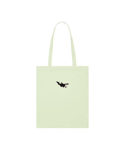 Orca Embroidered Tote Bag