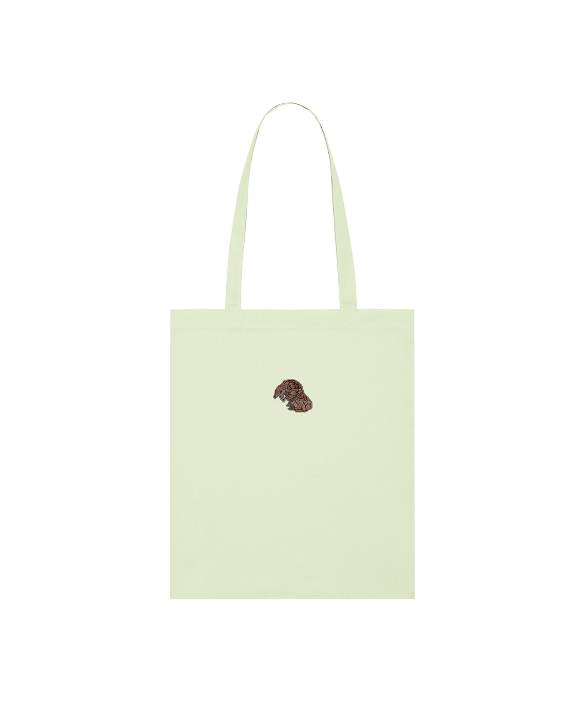 Pangolin Embroidered Tote Bag