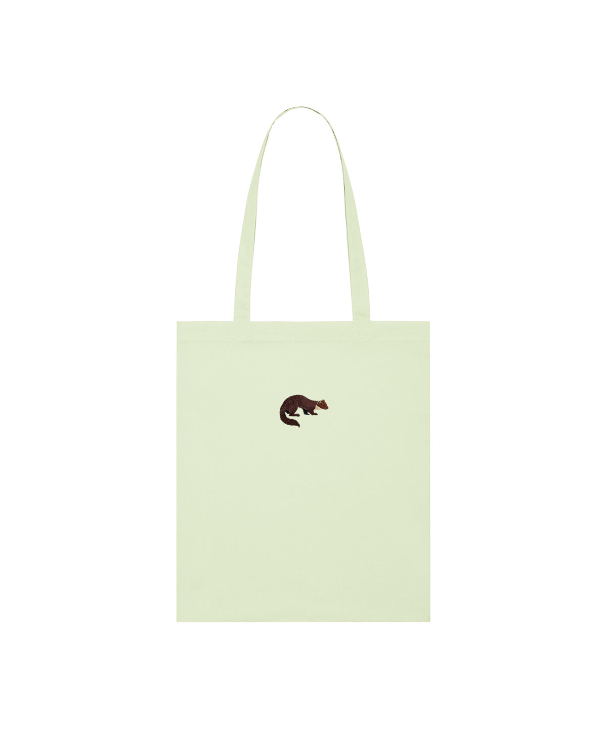 Pine Marten Embroidered Tote Bag