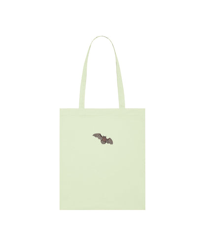 Pipistrelle Bat Embroidered Tote Bag
