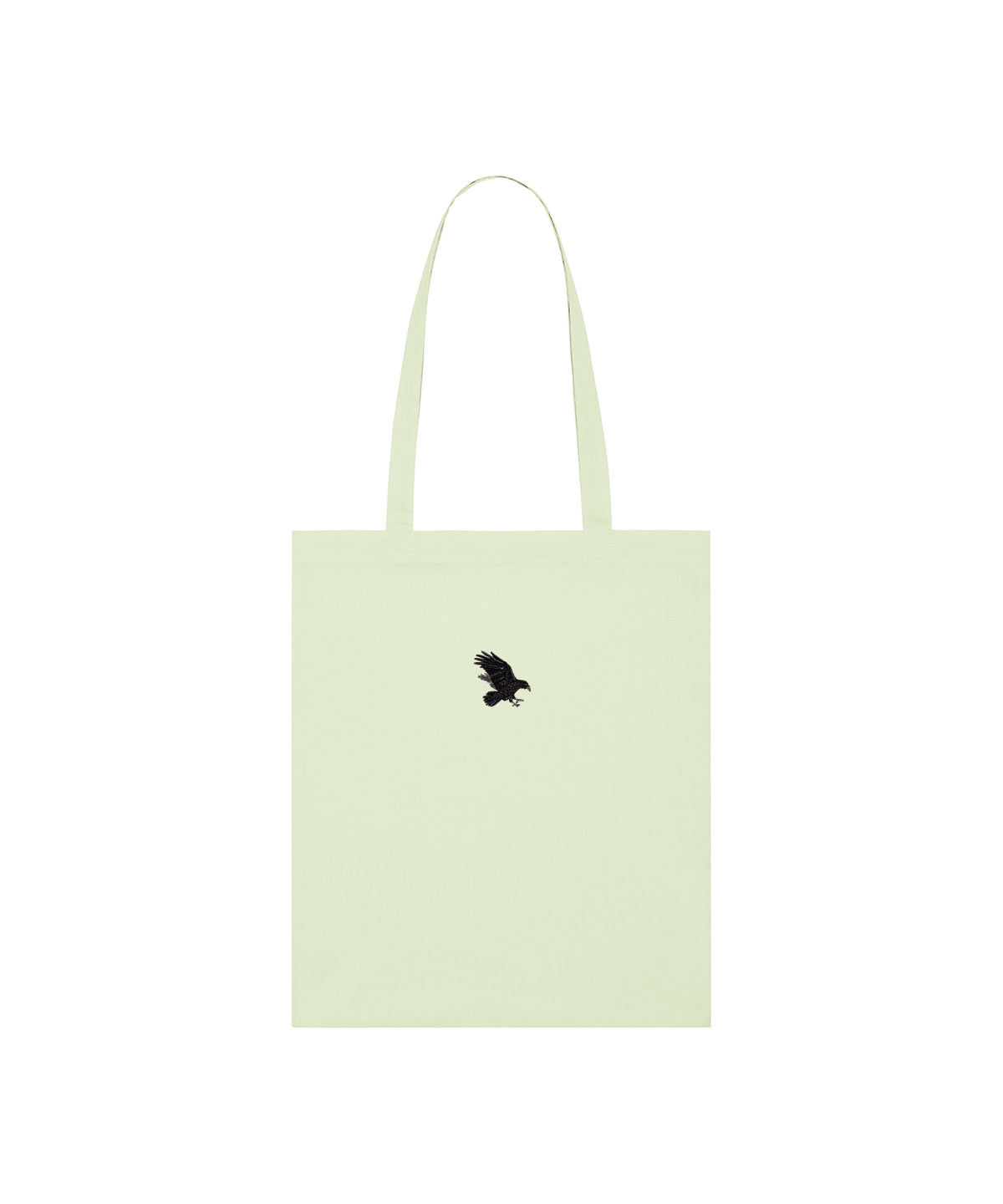 Raven Embroidered Tote Bag