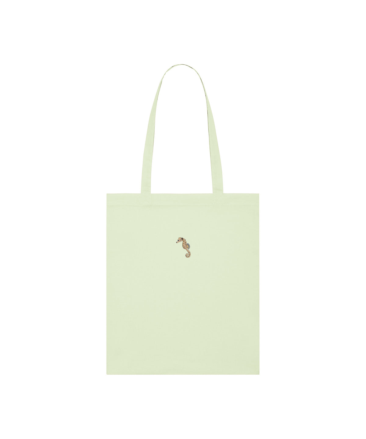 Seahorse Embroidered Tote Bag