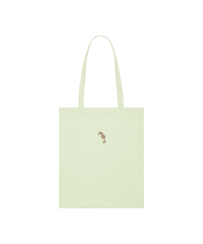 Seahorse Embroidered Tote Bag