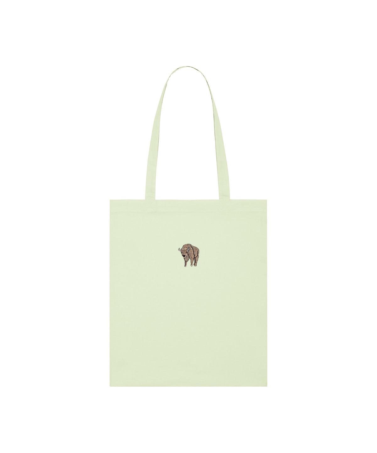 Bison Embroidered Tote Bag