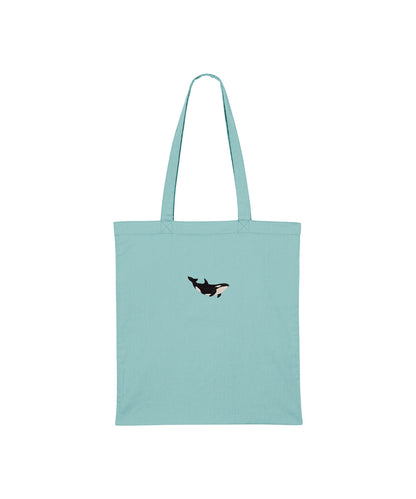 Orca Embroidered Tote Bag