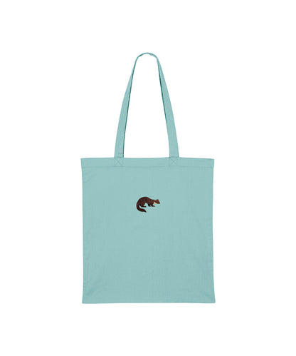 Pine Marten Embroidered Tote Bag