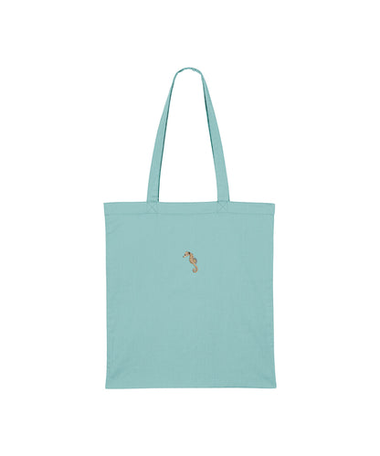Seahorse Embroidered Tote Bag