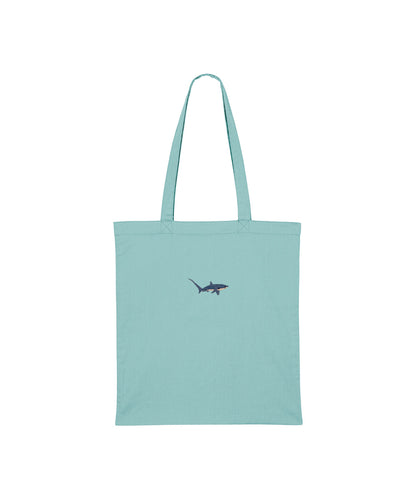 Thresher Shark Embroidered Tote Bag