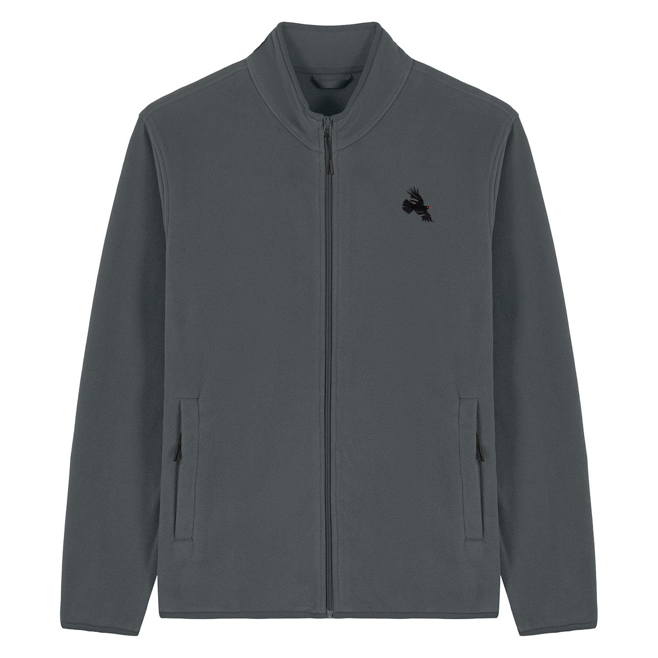 Chough Embroidered Men's Fleece Jacket