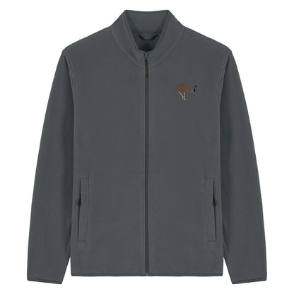 Emu Embroidered Men's Fleece Jacket