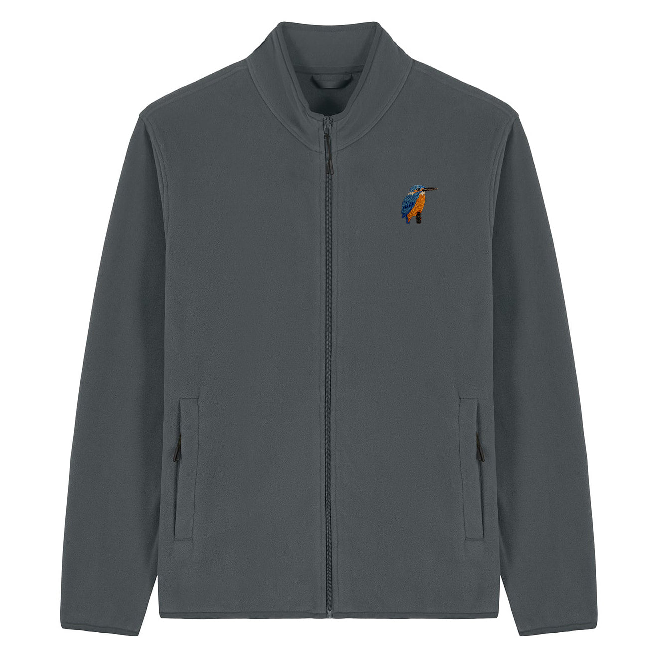 Kingfisher Embroidered Men's Fleece Jacket