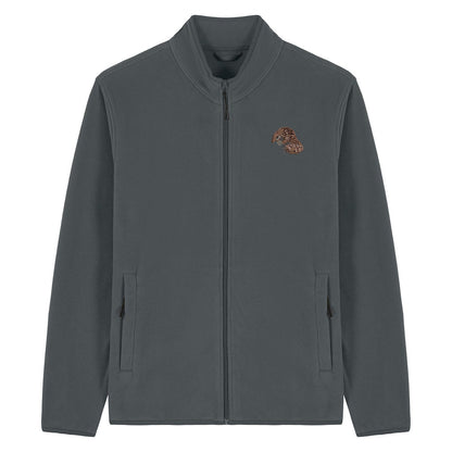 Pangolin Embroidered Men's Fleece Jacket