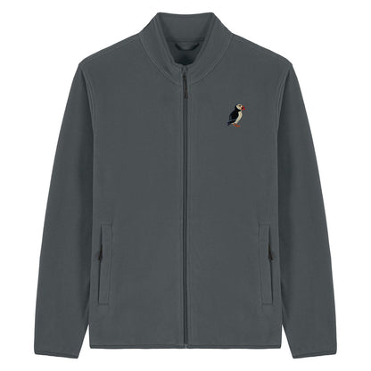 Puffin Embroidered Men's Fleece Jacket