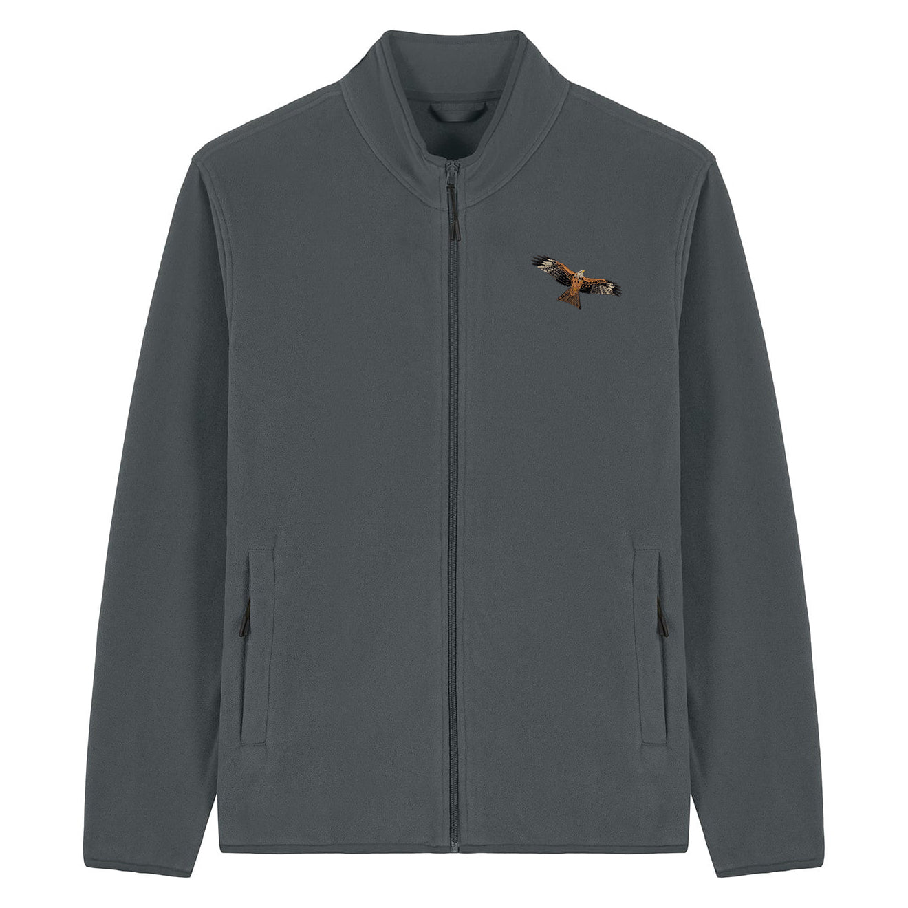 Red Kite Embroidered Men's Fleece Jacket