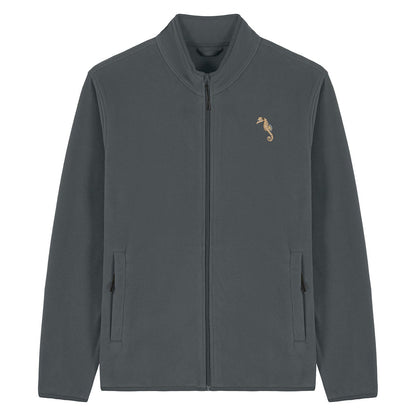 Seahorse Embroidered Men's Fleece Jacket