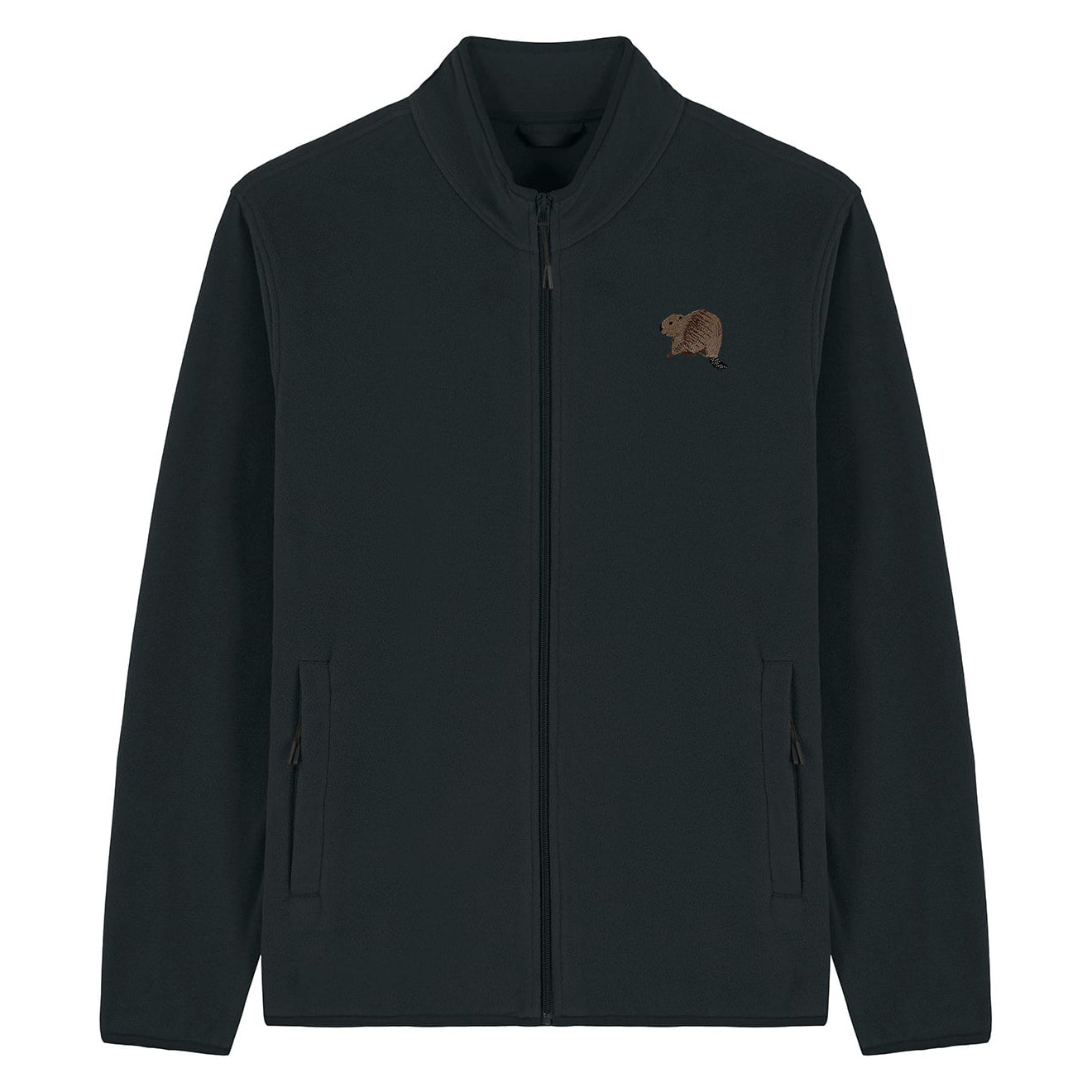 Beaver Riverside Embroidered Men's Fleece Jacket