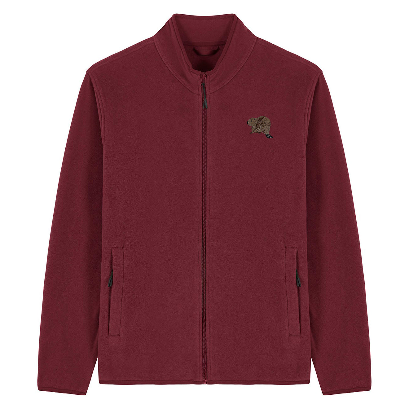 Beaver Riverside Embroidered Men's Fleece Jacket