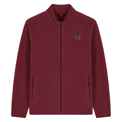 Beaver Riverside Embroidered Men's Fleece Jacket